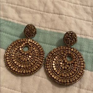 Gold earrings